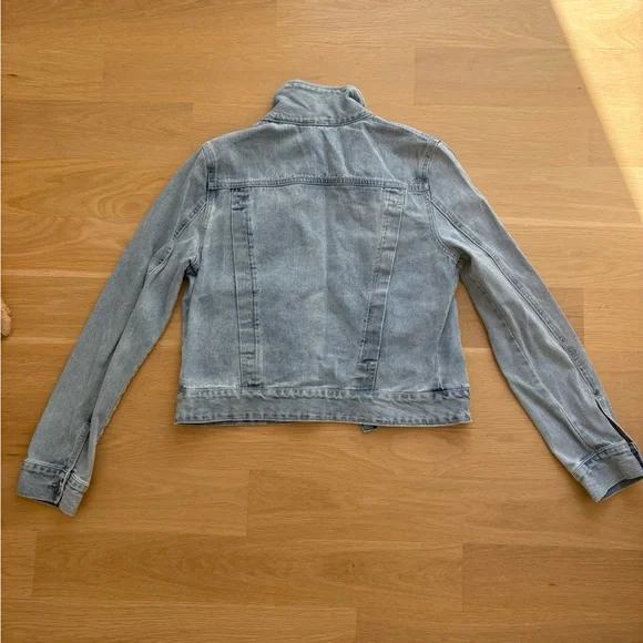 Free People Light Blue Jean Jacket - Picture 3 of 3